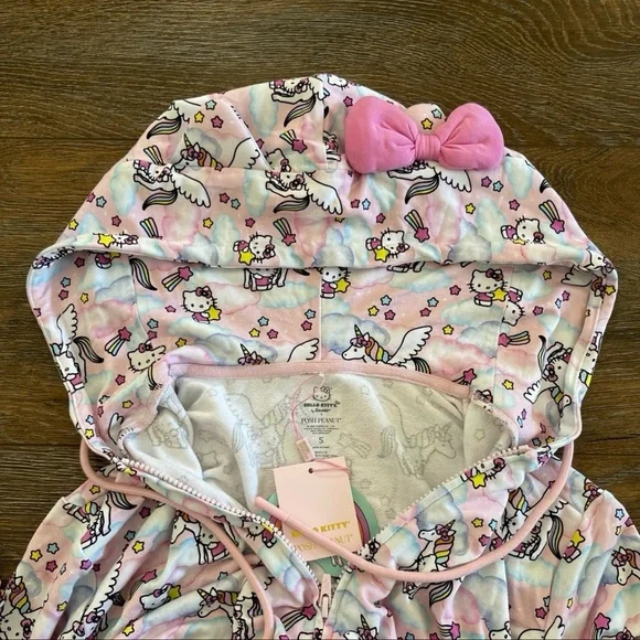 Posh Peanut Hello Kitty Zip-up Hoodie Size Small - Picture 6 of 8